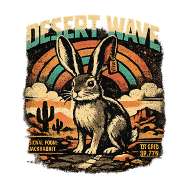 Desert Wave graphic design artwork