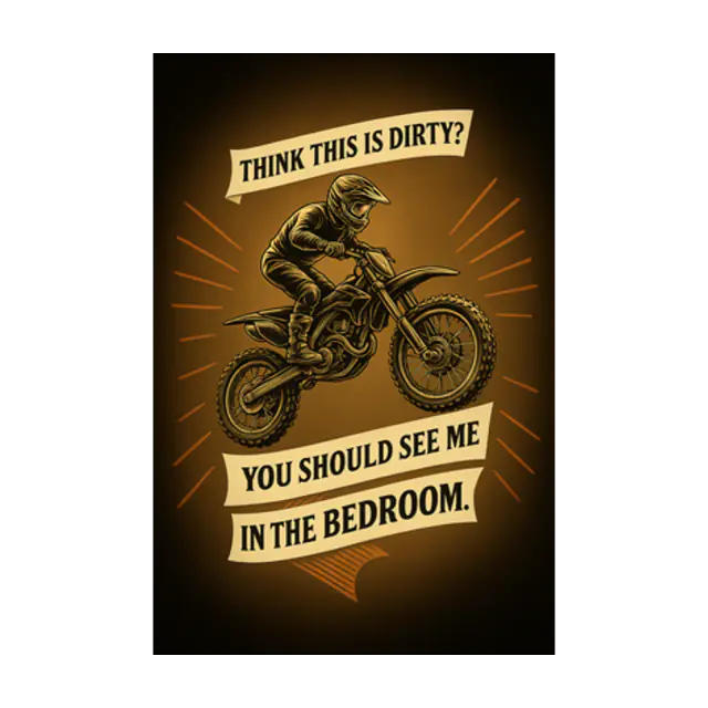 Dirty Biker graphic design artwork
