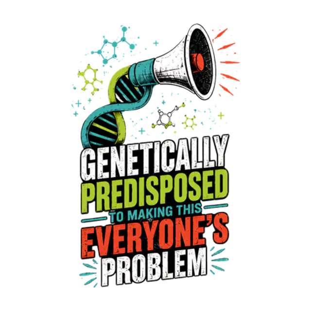 Genetic Liability graphic design artwork