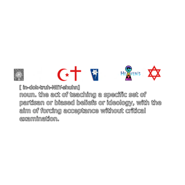 Indoctrination graphic design artwork
