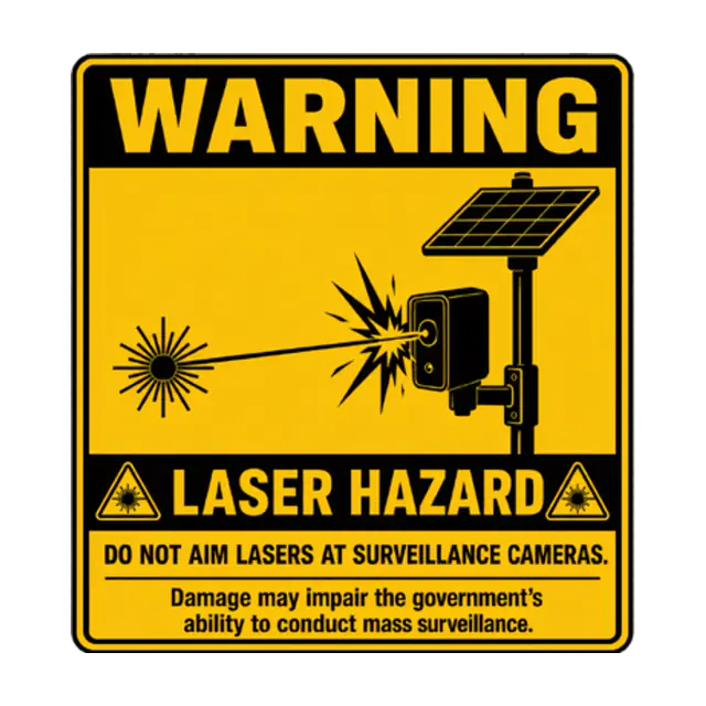 Mass Surveillance Hazard graphic design artwork