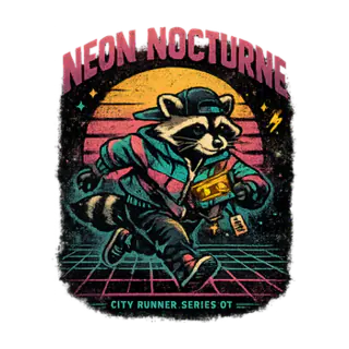 Artwork for Neon Nocturne – Men's/Unisex T-Shirt