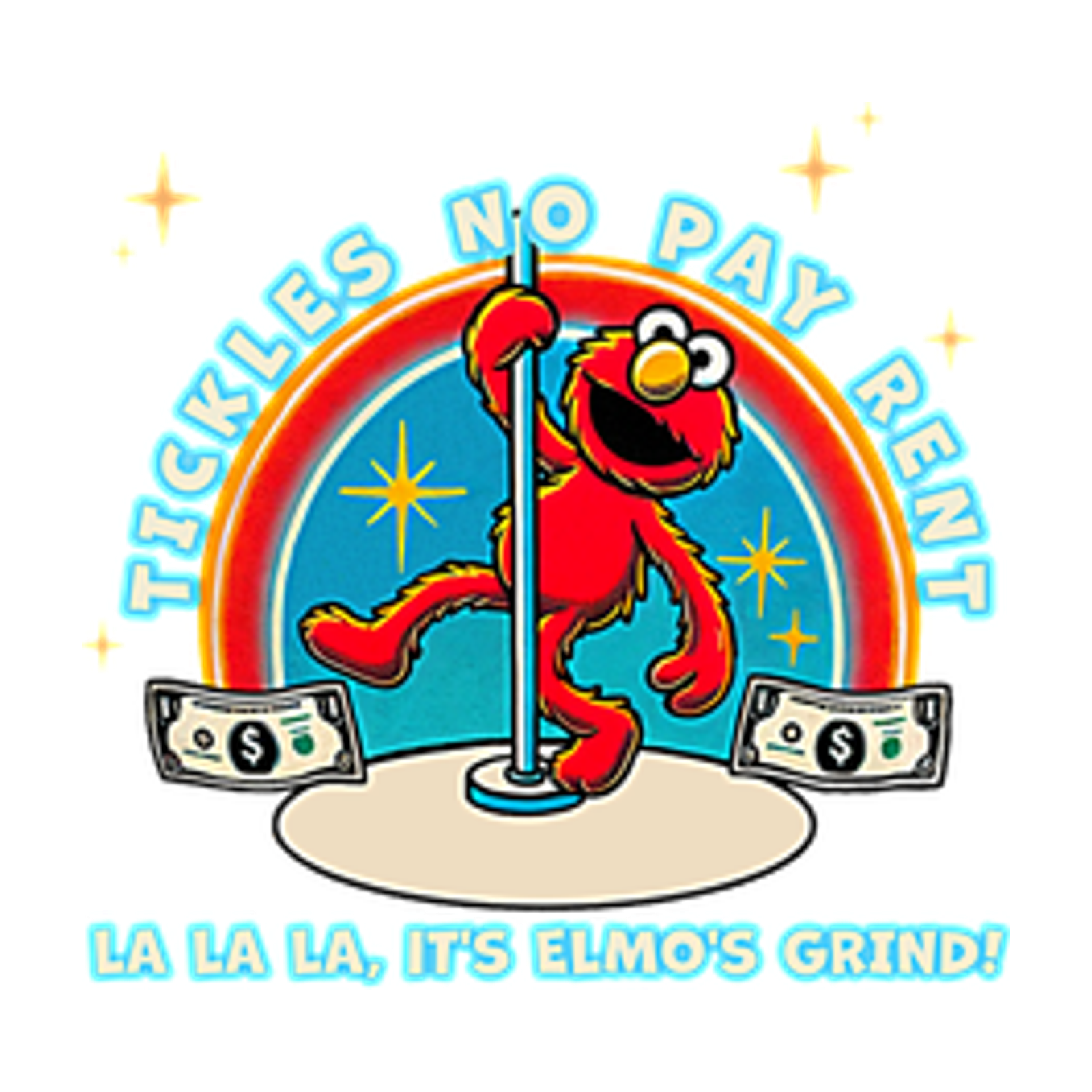 Artwork for Elmo's Grind - Men's/Unisex T-Shirt