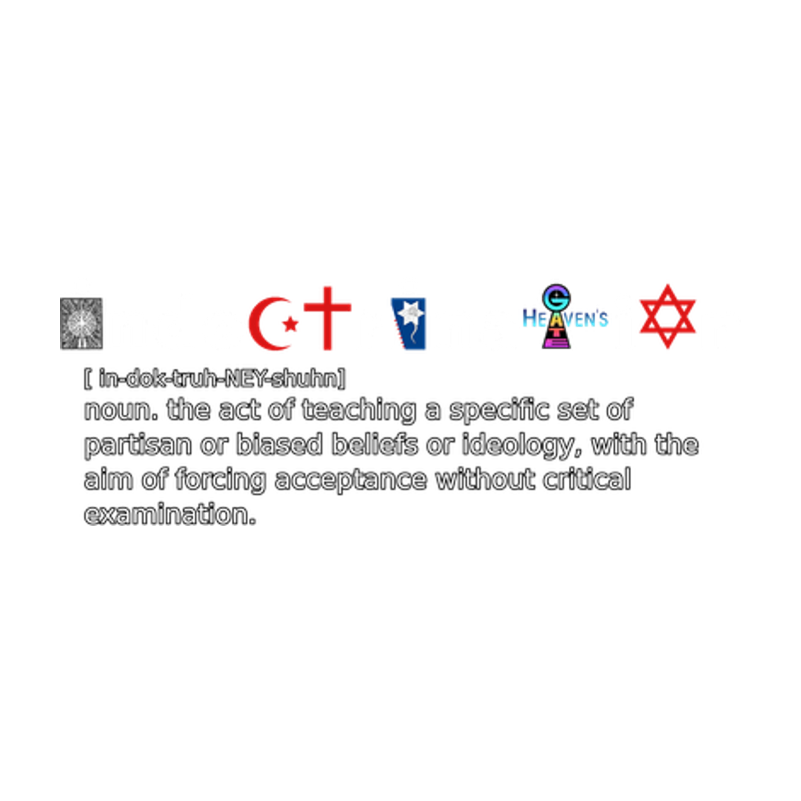 Artwork for Indoctrination – Men's/Unisex T-Shirt