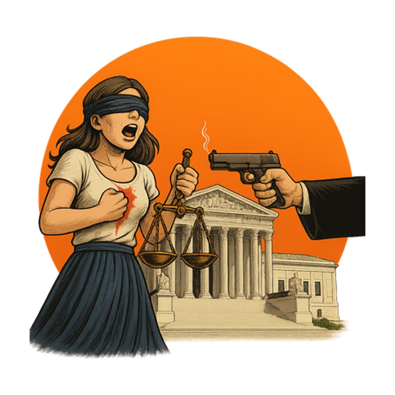 Artwork for Injustice – Men's/Unisex T-Shirt