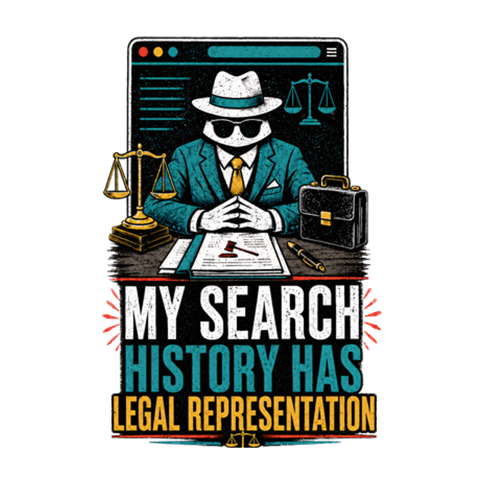 Artwork for Search History – Men's/Unisex T-Shirt