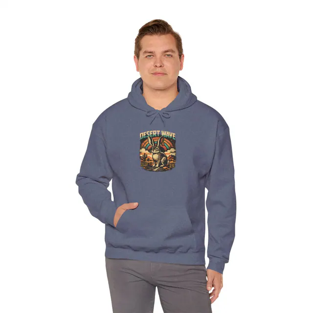Desert Wave - Hoodie worn on a model