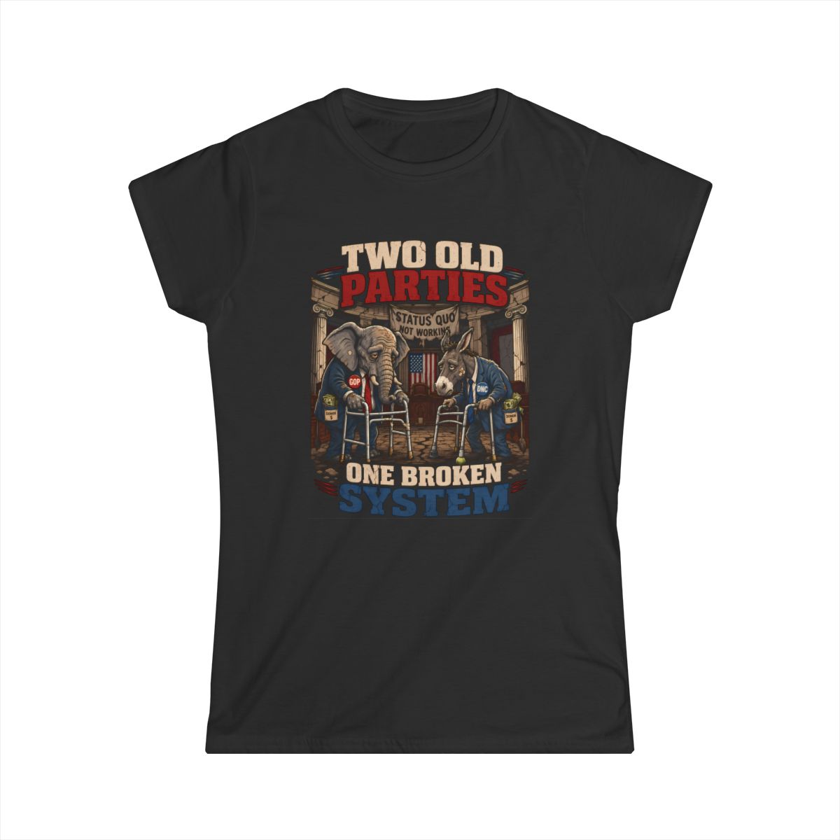 Two Old Parties, One Broken System - Women's T-Shirt Women’s T-Shirt
